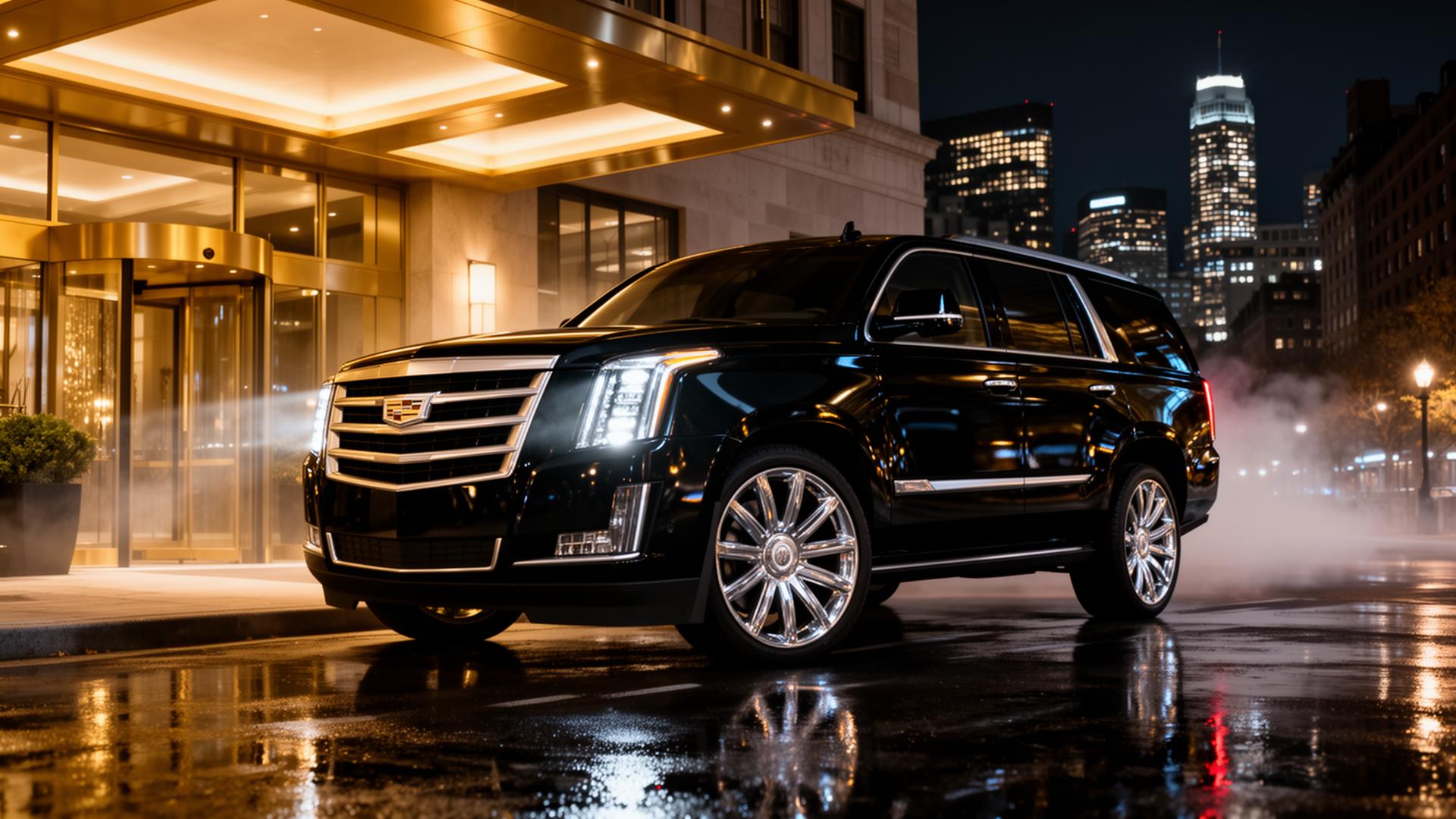 ConveyPlus luxury transportation at night